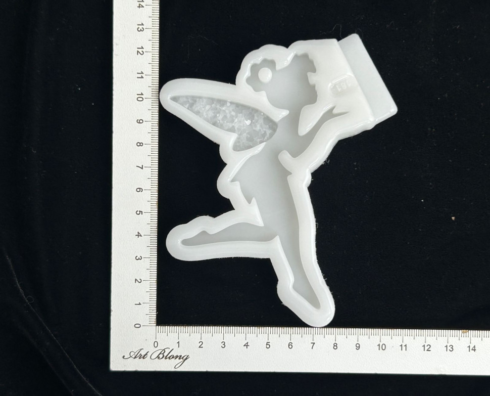 No. 181 Fairy with Crystal Wing Silicone Mold - image 3