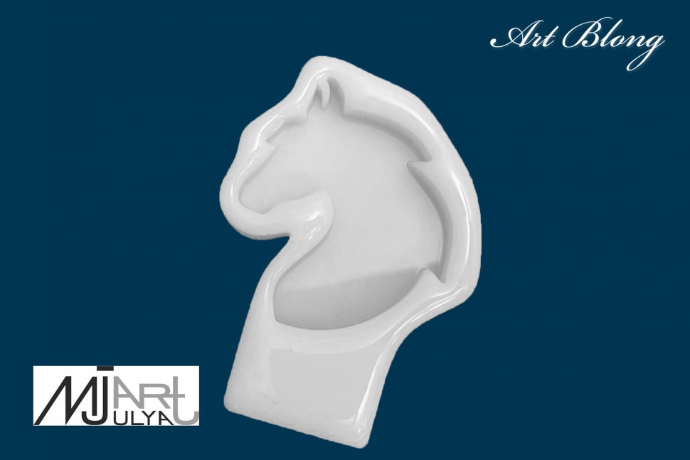No. 490 Horse Brooch Silicone Mold - image 3