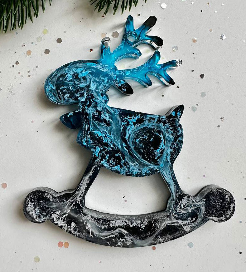 Rocking Moose Silicone Mold - image 1