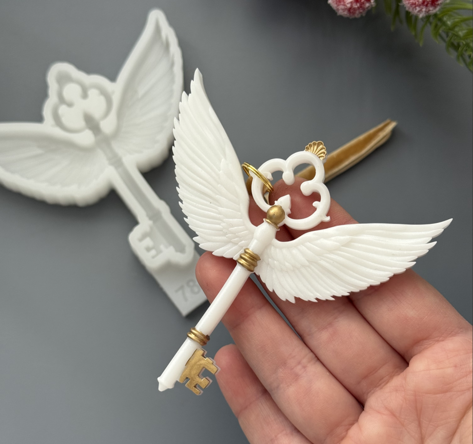 No. 781 Winged Key, 3D Silicone Mold - image 3