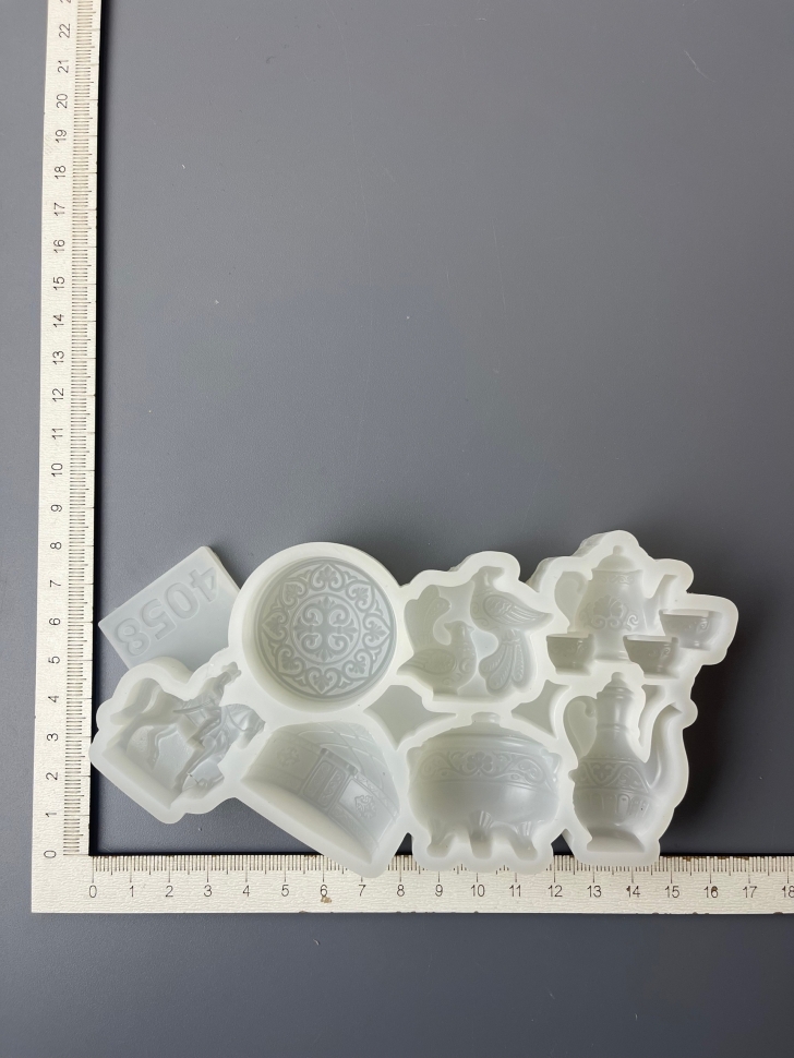 No. 4058 Tatar Folk Design Silicone Mold - image 4