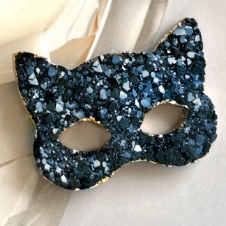 No. 640 Crystal Cat Mask Silicone Mold - image 1