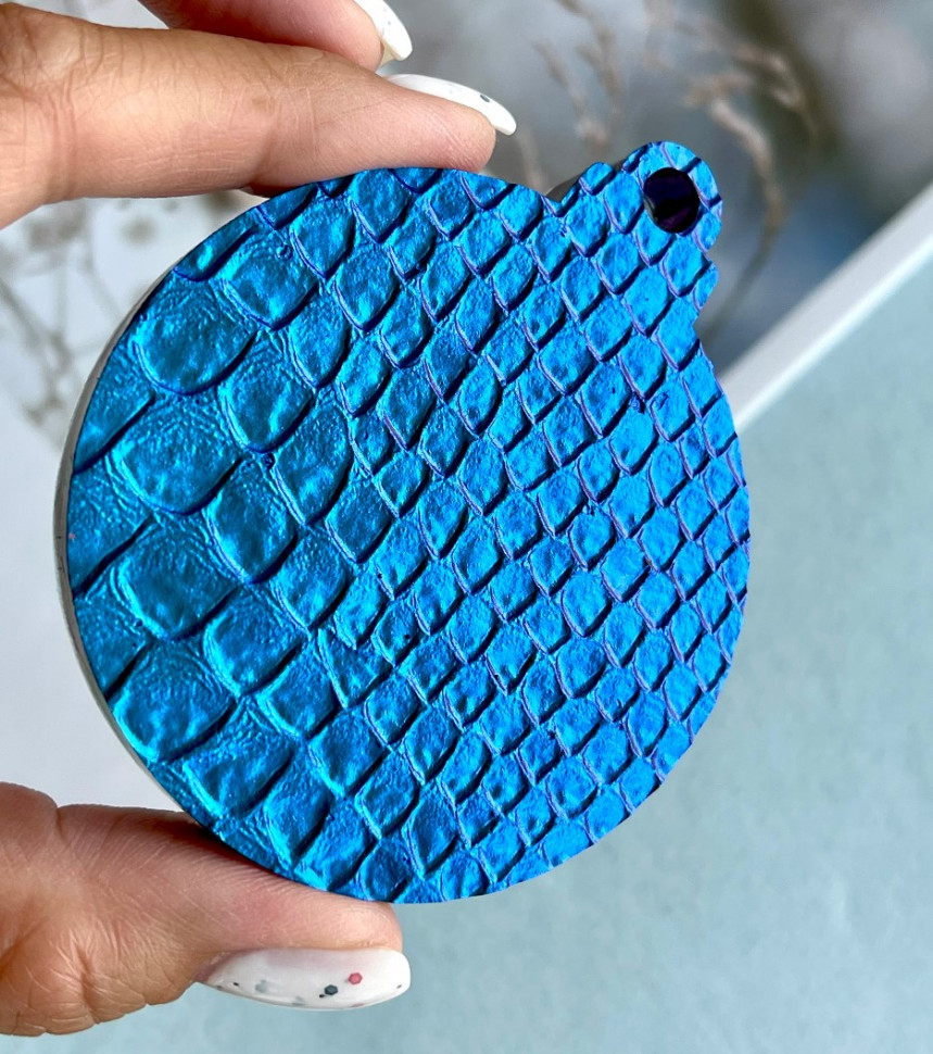 Snakeskin Bauble Silicone Mold - image 1