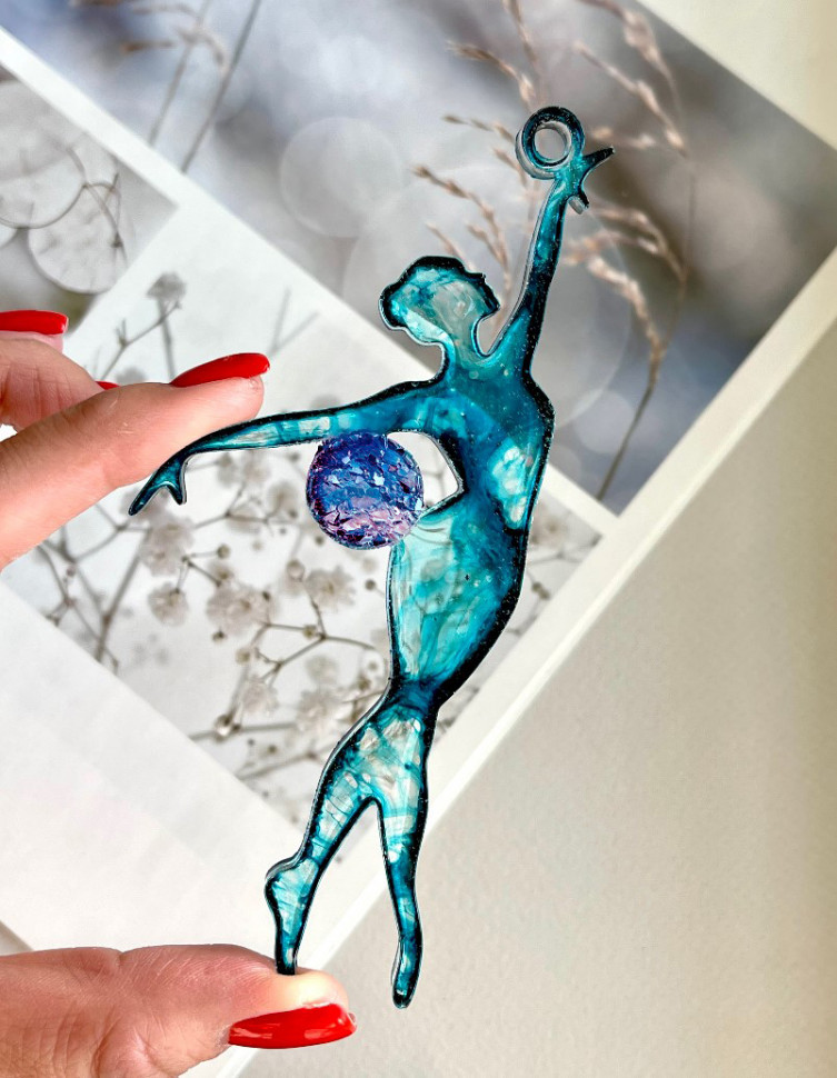 No. 739 Gymnast with Crystal Ball Silicone Mold - image 6