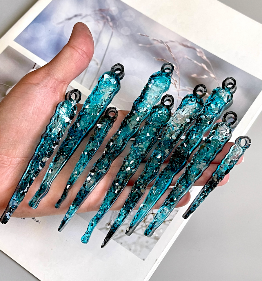 No. 758 Crystal Icicles, 9 Cavities Silicone Mold - image 3