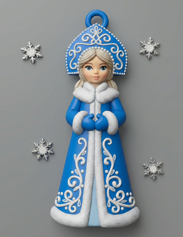 No. 266 Snow Maiden Silicone Mold - image 4