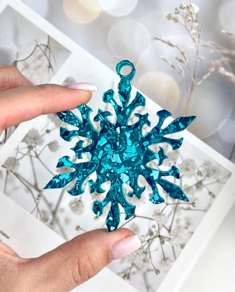 No. 199 Crystal Snowflakes Silicone Mold - image 6
