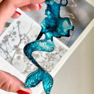 No. 741 Mermaid with Crystal Tail Silicone Mold - image 1