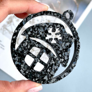 No. 147 Crystal Bauble with House Silicone Mold - image 1