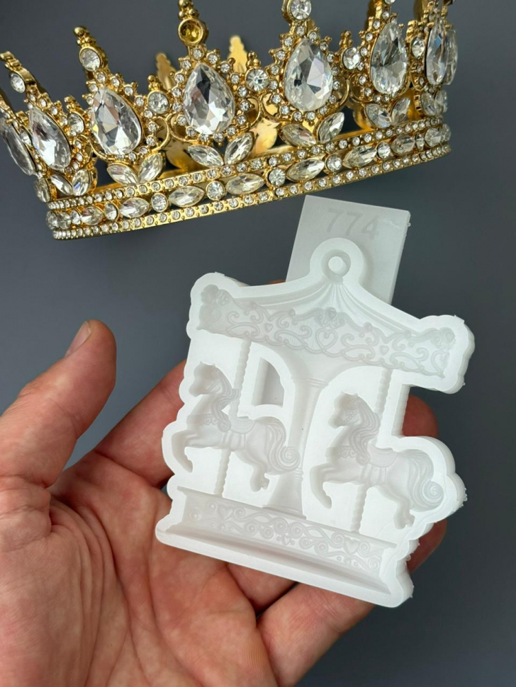 No. 774 Carousel, 3D Silicone Mold - image 5