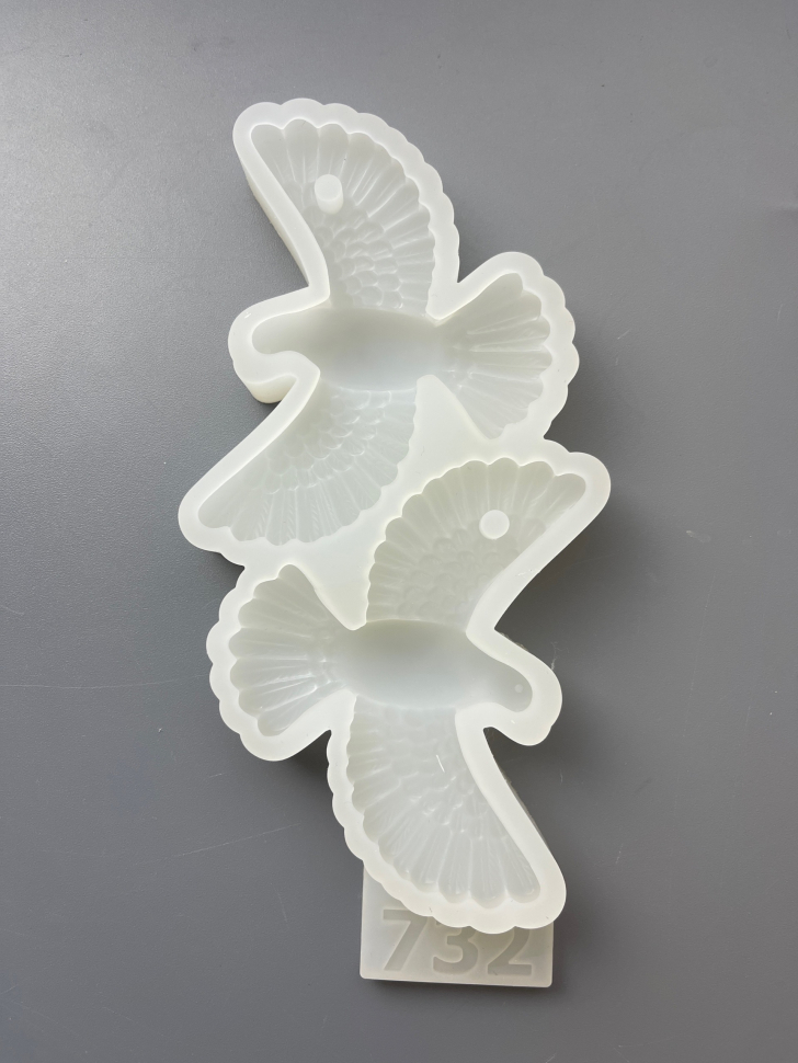 No. 732 Turtledove Pair Silicone Mold - image 5