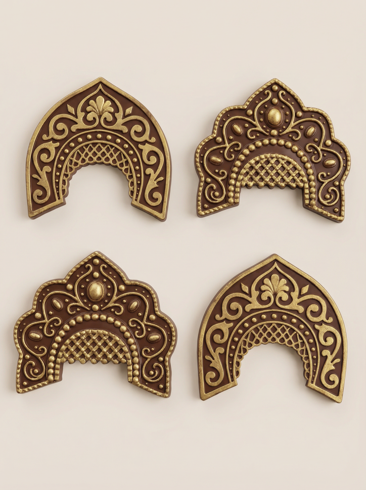 No. 4052 Russian Folk Design Silicone Mold - image 8