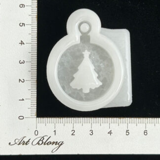 No. A-8 Mini Crystal Bauble, 4.2 cm Silicone Mold - image 1