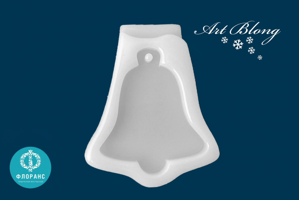 No. 104 Christmas Bell Silicone Mold - image 3