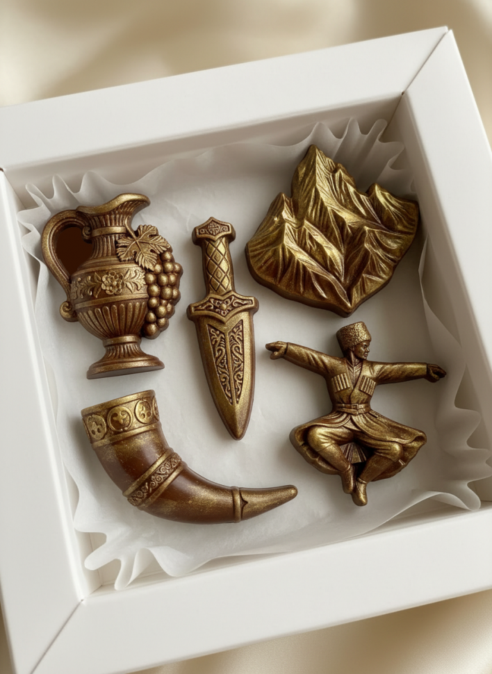 No. 4071 Caucasian Folk Design Silicone Mold - image 4