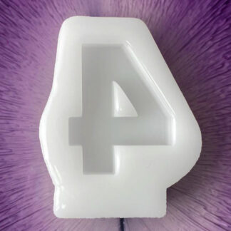 Number 4 Silicone Mold - image 1