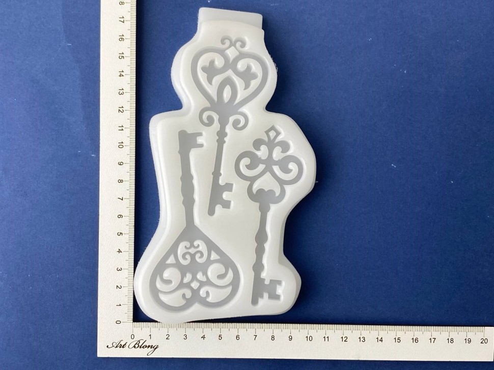 No. 110 Keys, 3 Cavities Silicone Mold - image 3