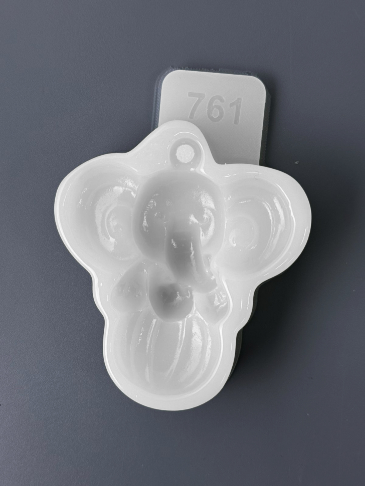 No. 761 Elephant on a Ball Silicone Mold - image 4