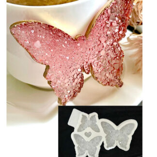 No. 946 Crystal Butterflies Silicone Mold - image 1