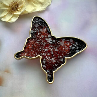 No. 698 Crystal Butterfly with Border Silicone Mold - image 1