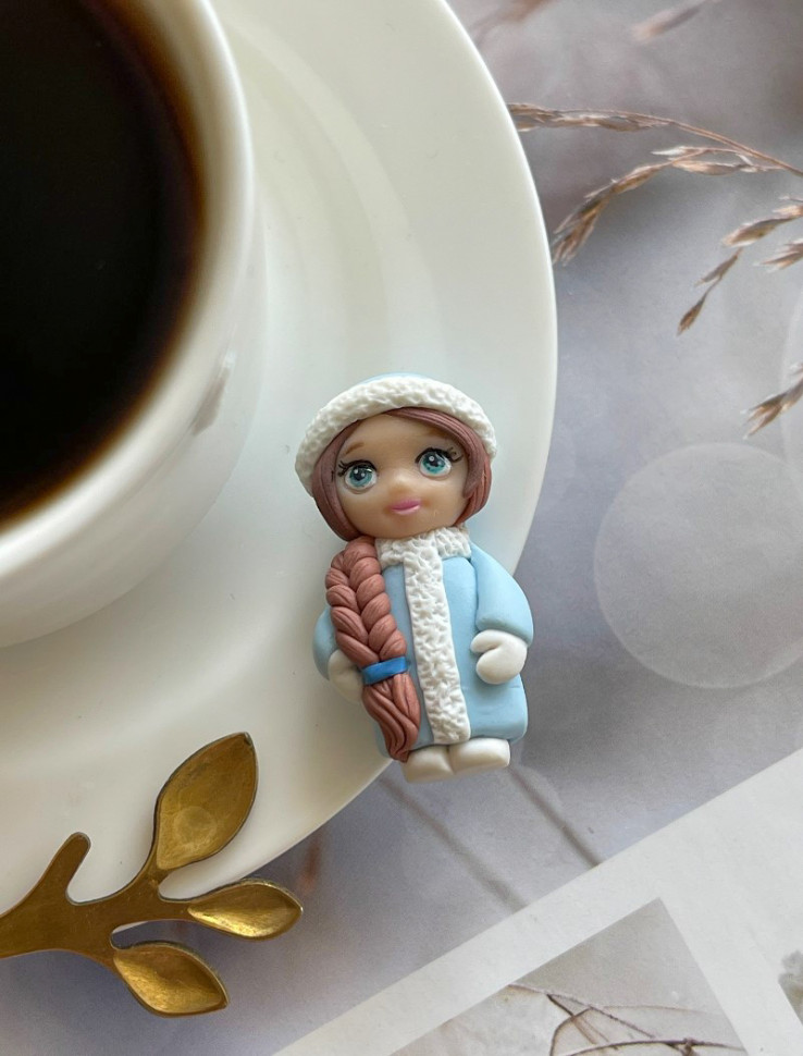 No. 1066 Father Frost, Snow Maiden and Christmas Tree Silicone Mold - image 4