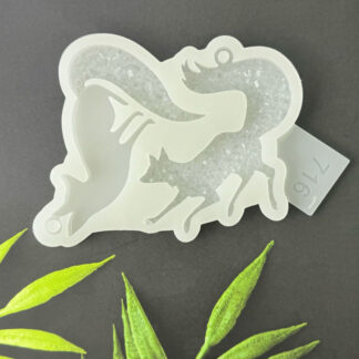 No. 716 Foxes Silicone Mold - image 1