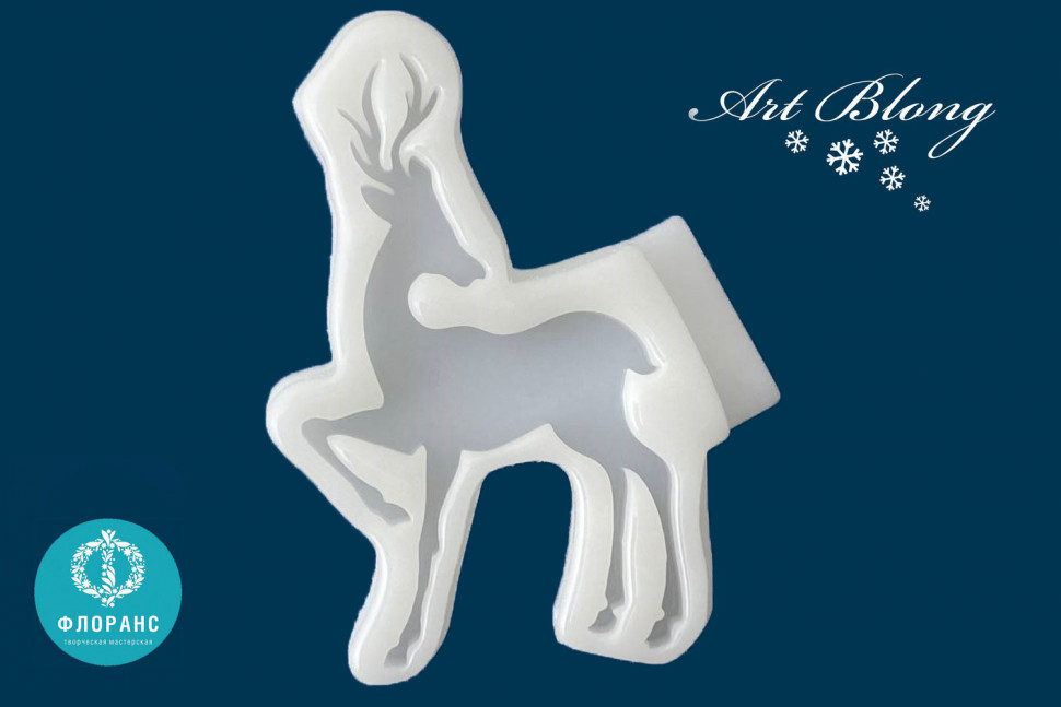 No. 111 Glamorous Reindeer Silicone Mold - image 3