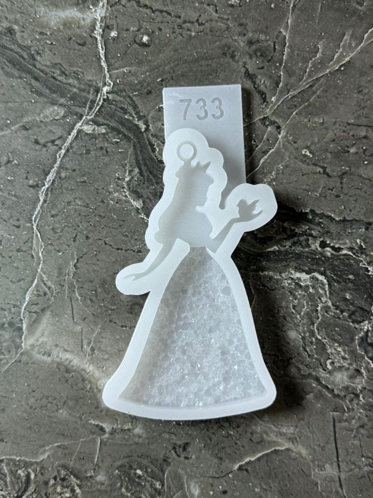 No. 733 Princess with Crystal Skirt Silicone Mold - image 3