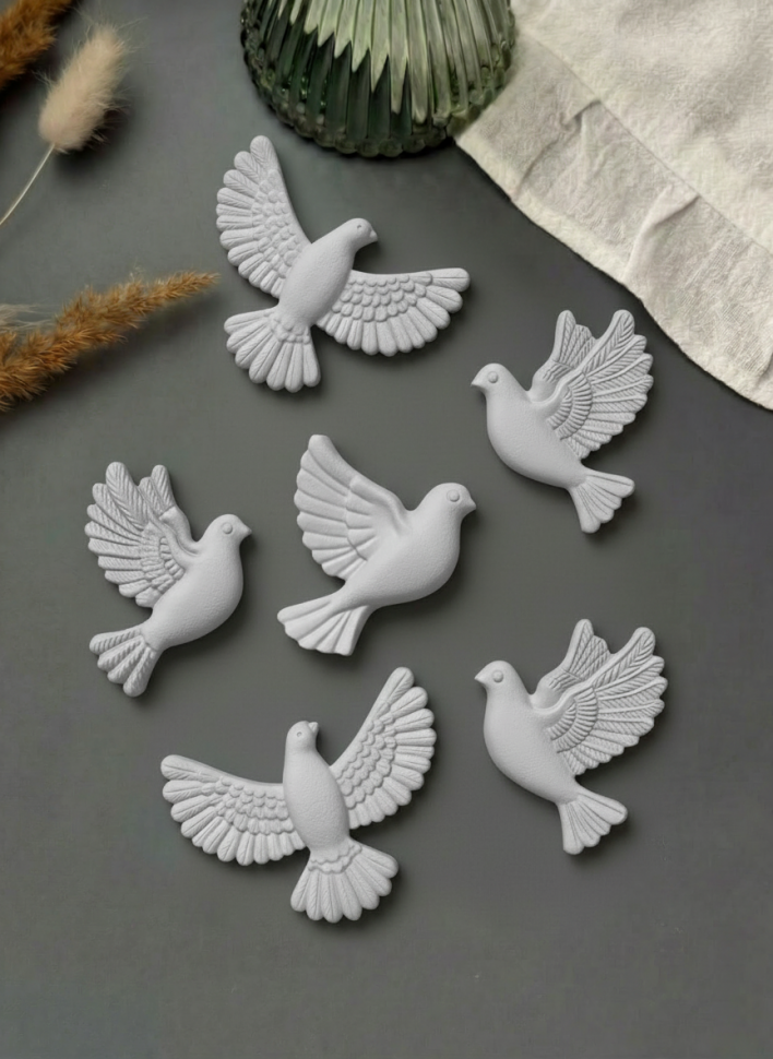 No. 4077 Doves Silicone Mold - image 8