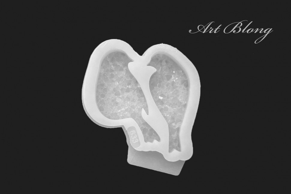 No. 633 Crystal Birds Silicone Mold - image 3