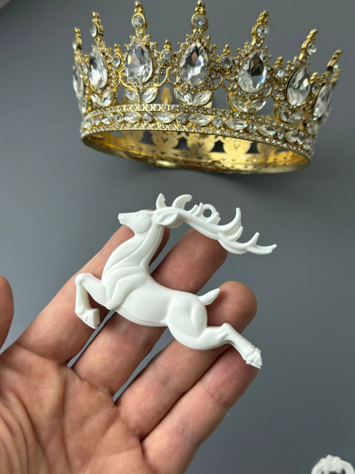 No. 782 Reindeer, 3D Silicone Mold - image 2