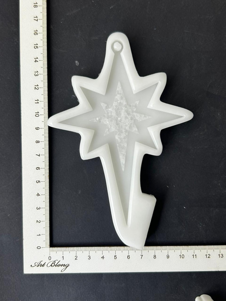 No. 289 Crystal Star Silicone Mold - image 3
