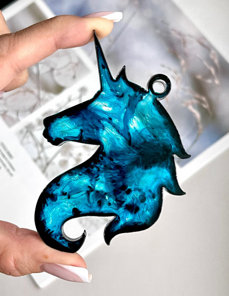 No. 749 Glossy Unicorn Silicone Mold - image 2
