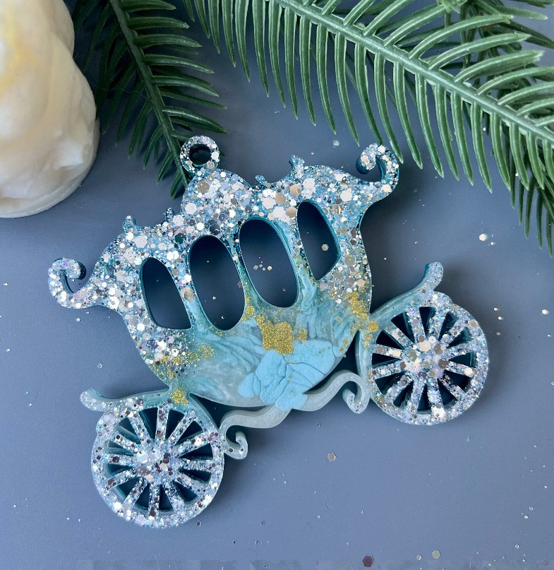 No. 193 Cinderella Carriage Silicone Mold - image 5