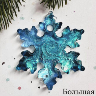 No. 214 Large Snowflake Silicone Mold - image 1