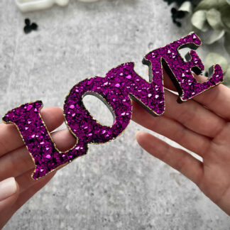 No. 967 Crystal LOVE Lettering Silicone Mold - image 1
