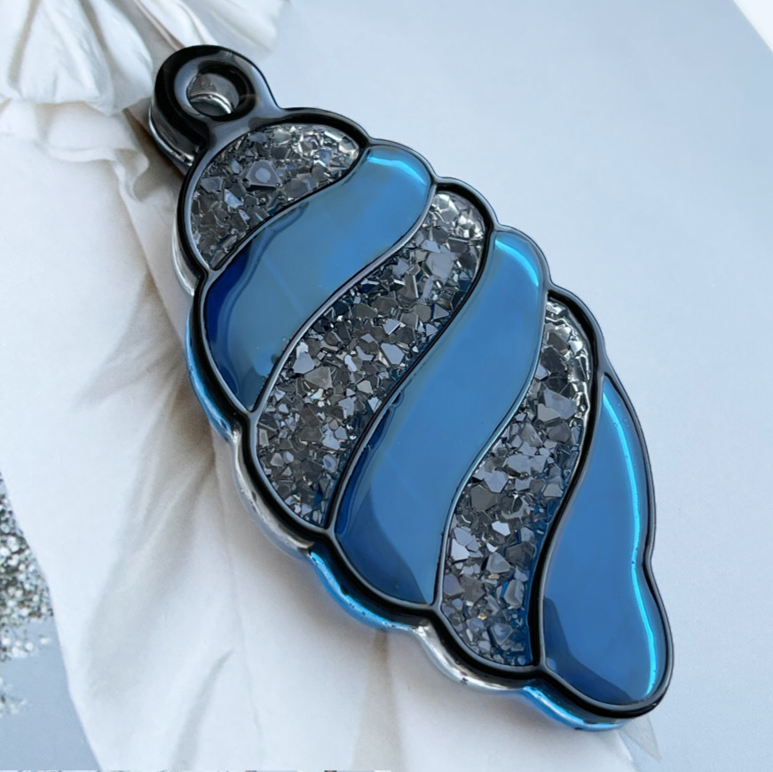 No. 168 Pine Cone with Partial Crystal Texture Silicone Mold - image 2