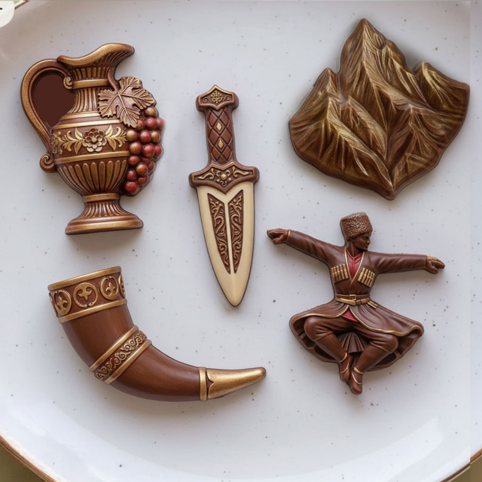 No. 4071 Caucasian Folk Design Silicone Mold - image 9