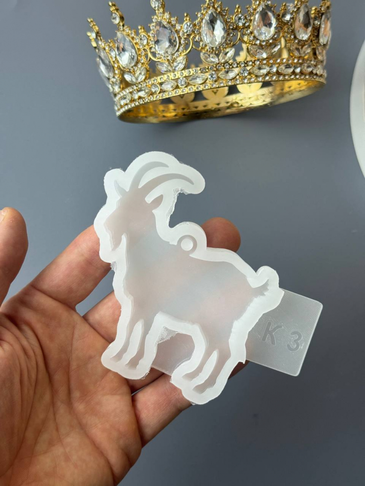 No. K-3 Glossy Goat Silicone Mold - image 3