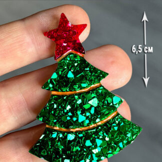 No. 1010 Crystal Christmas Tree with Stick Openings Silicone Mold - image 1