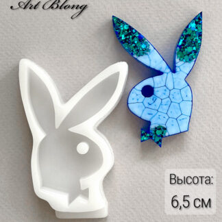 Playboy Bunny Brooch Silicone Mold - image 1