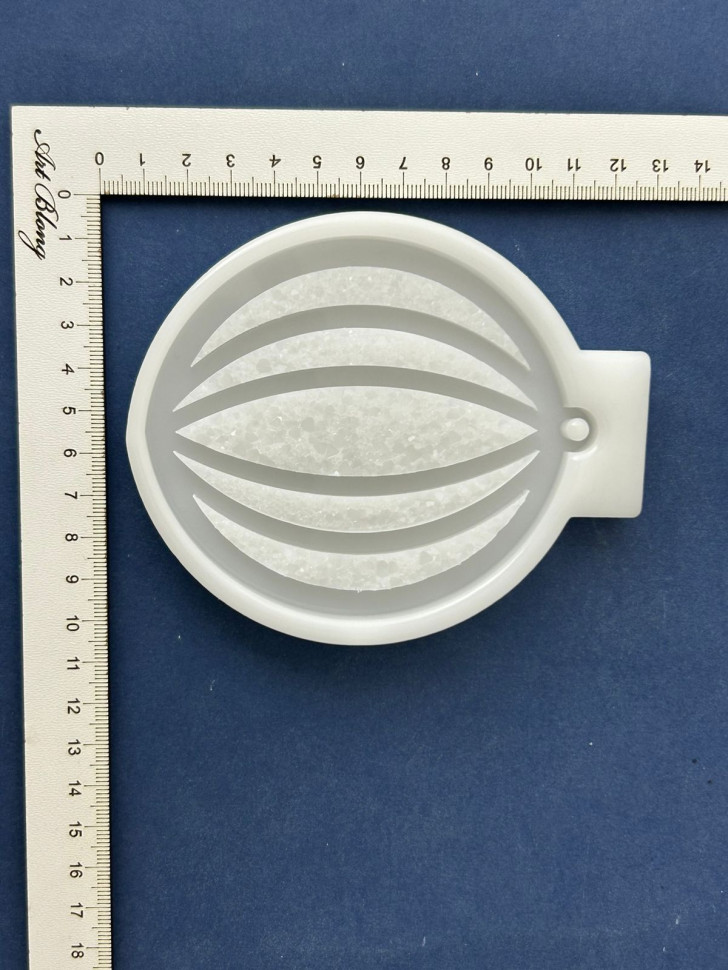 No. 100 Large Crystal Bauble Silicone Mold - image 3