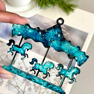 No. 769 Crystal Carousel Silicone Mold - image 1