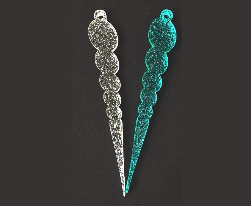 No. 123 Crystal Icicles, New Size 13.3 mm Silicone Mold - image 5