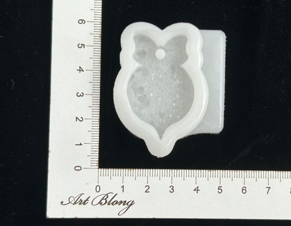 No. A-4 Mini Crystal Bauble, 4.2 cm Silicone Mold - image 1