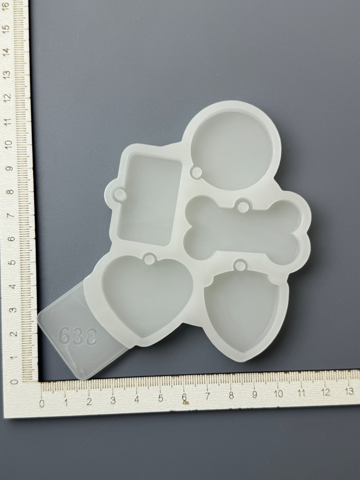 No. 638 Pet Name Tags Silicone Mold - image 4