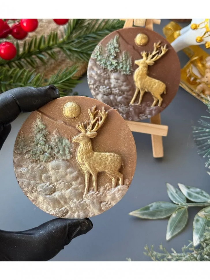 No. 928 Christmas Reindeer Silicone Mold - image 4