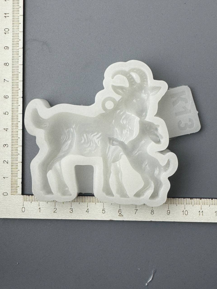No. K13 Goat and Kid Silicone Mold - image 4