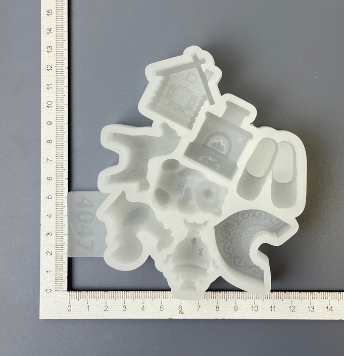 No. 4047 Russian Folk Design Silicone Mold - image 4