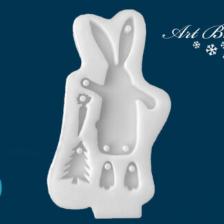 No. 285 Bunny, Assembly Design Silicone Mold - image 1